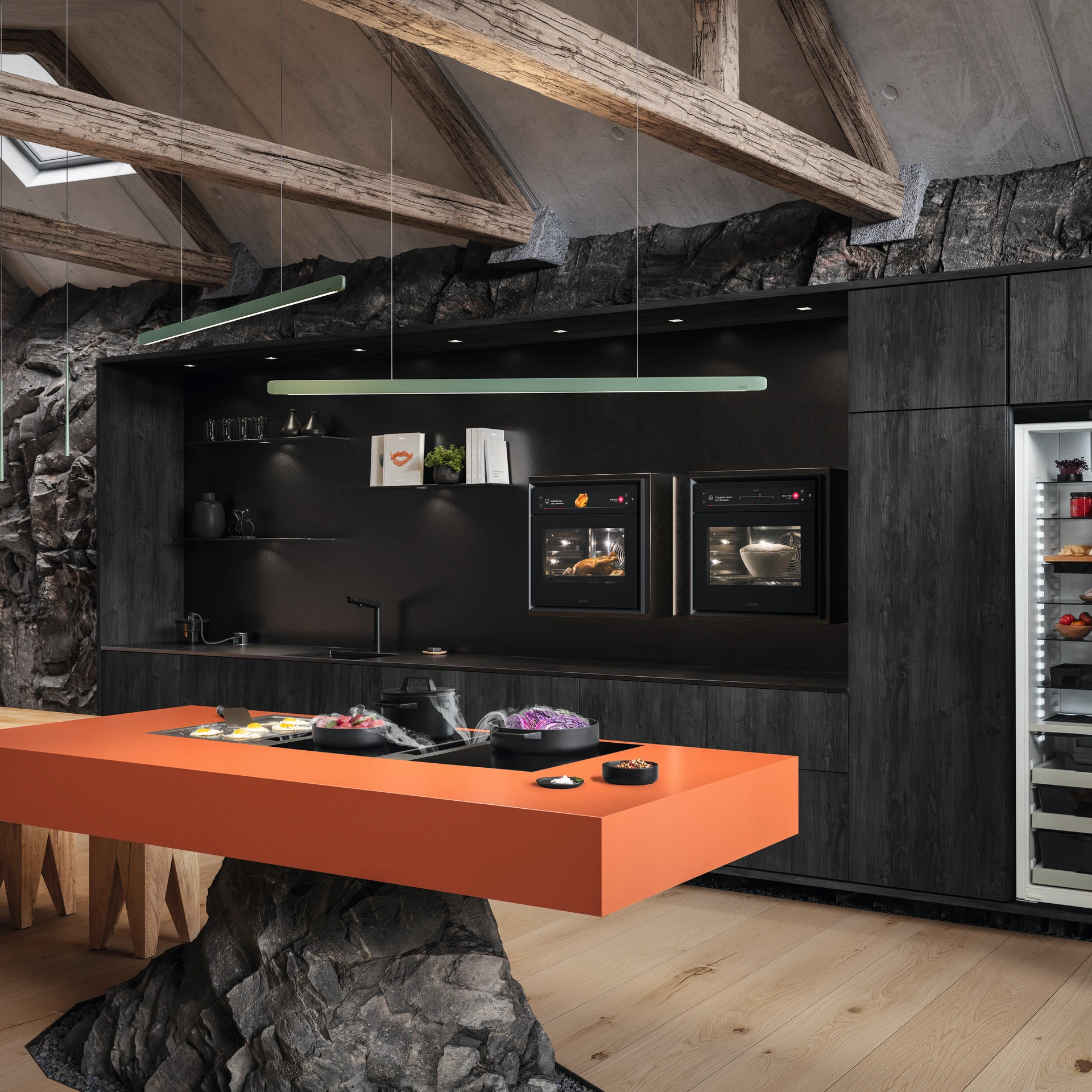 BORA refrigeration and freezing system installed in premium kitchen Wirral