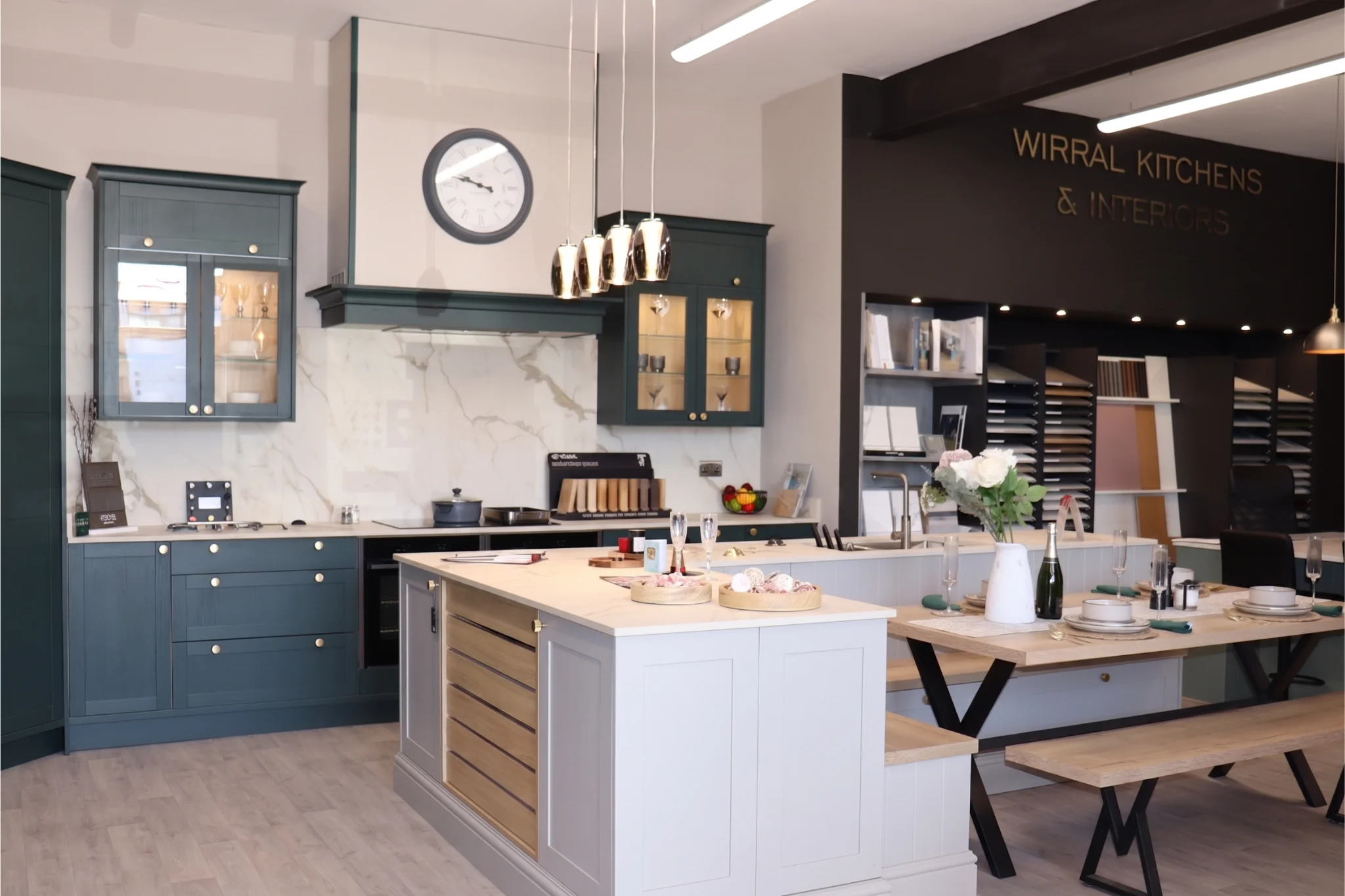 Showroom Kitchen Island Display
