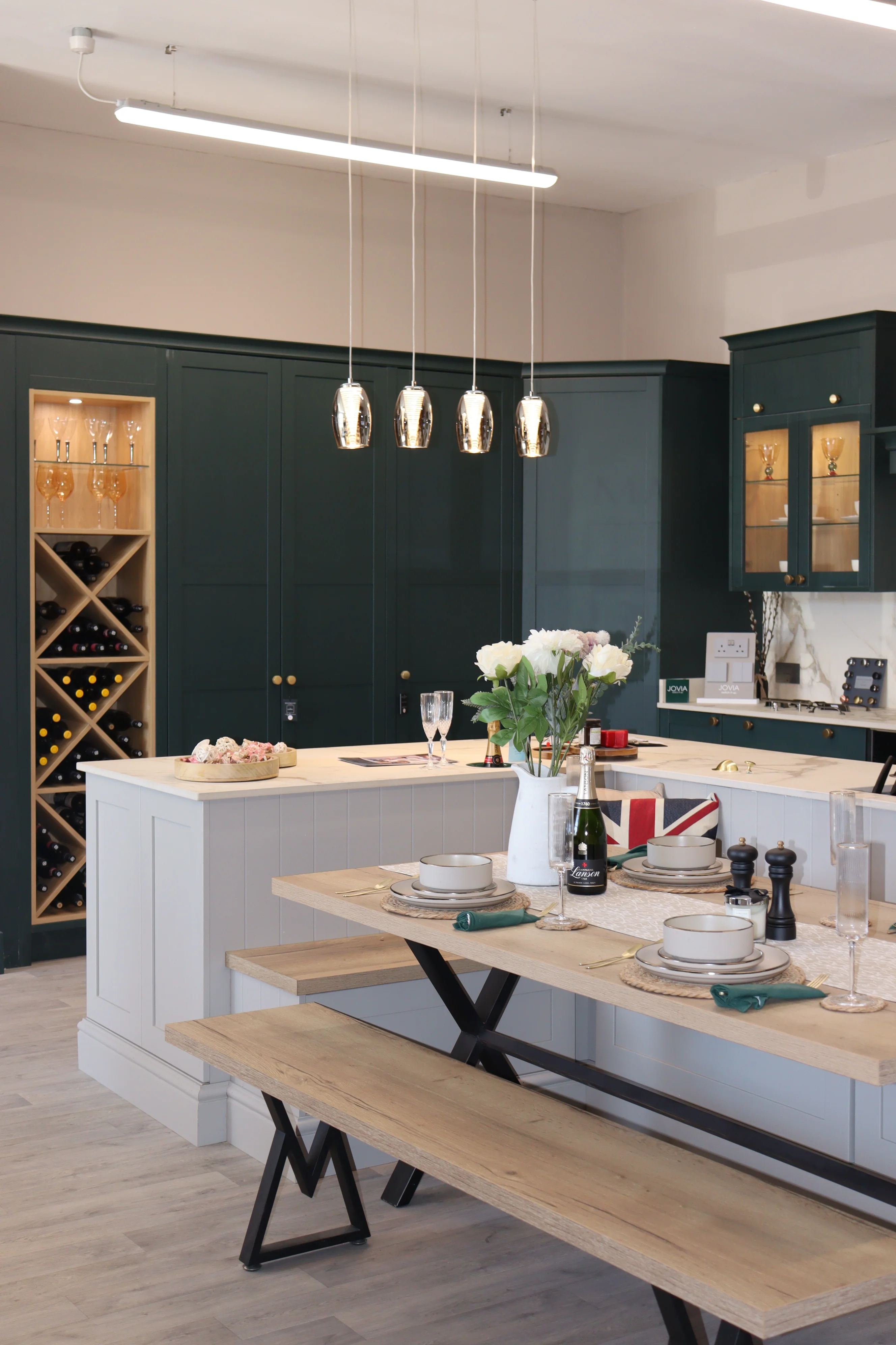 Showroom Pantry and Wine Storage Display